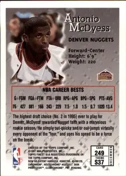 Back of Antonio McDyess