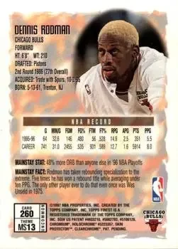 Back of Dennis Rodman