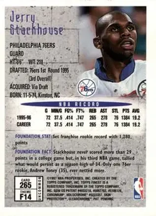 Jerry Stackhouse 裏面