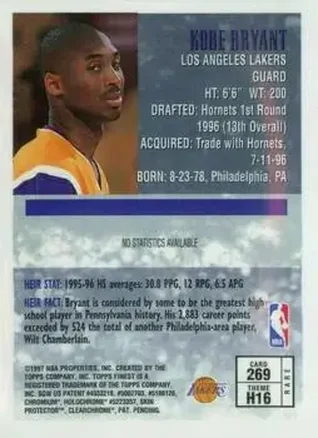 Kobe Bryant Rückseite
