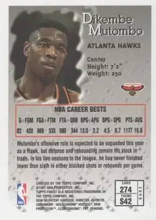 Dikembe Mutombo 뒷면