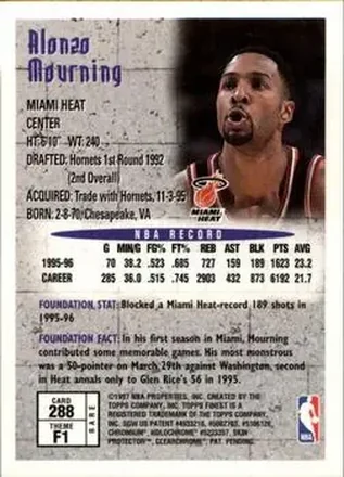 Retro di Alonzo Mourning