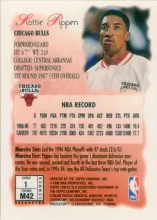 Scottie Pippen Rückseite