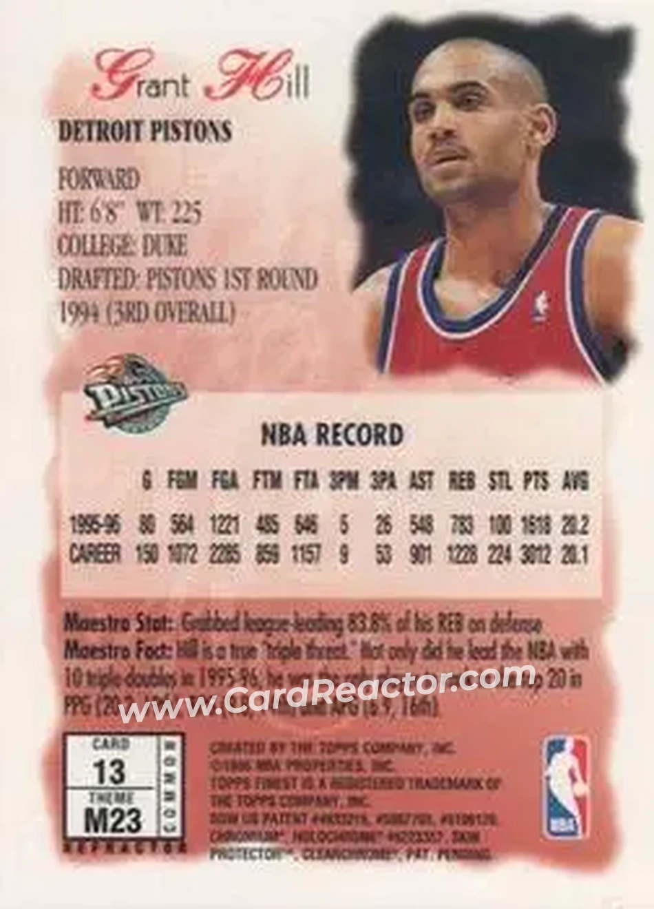 Back of Grant Hill