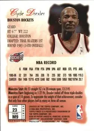 Clyde Drexler Rückseite