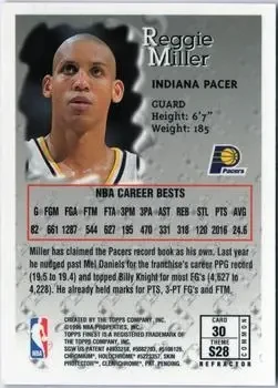 Back of Reggie Miller