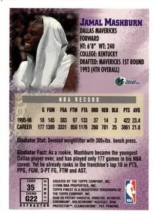 Retro di Jamal Mashburn