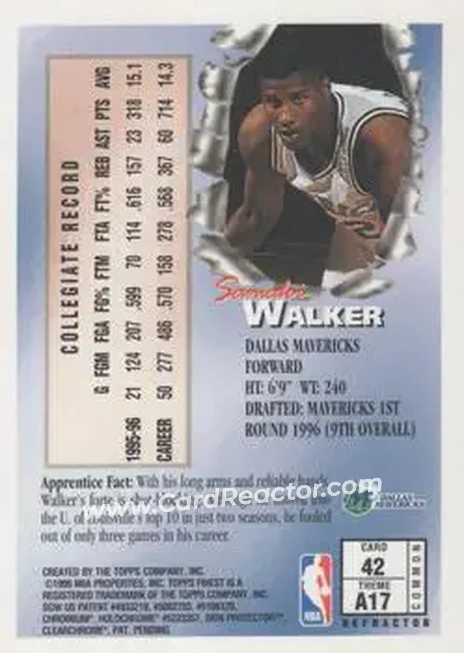 Back of Samaki Walker