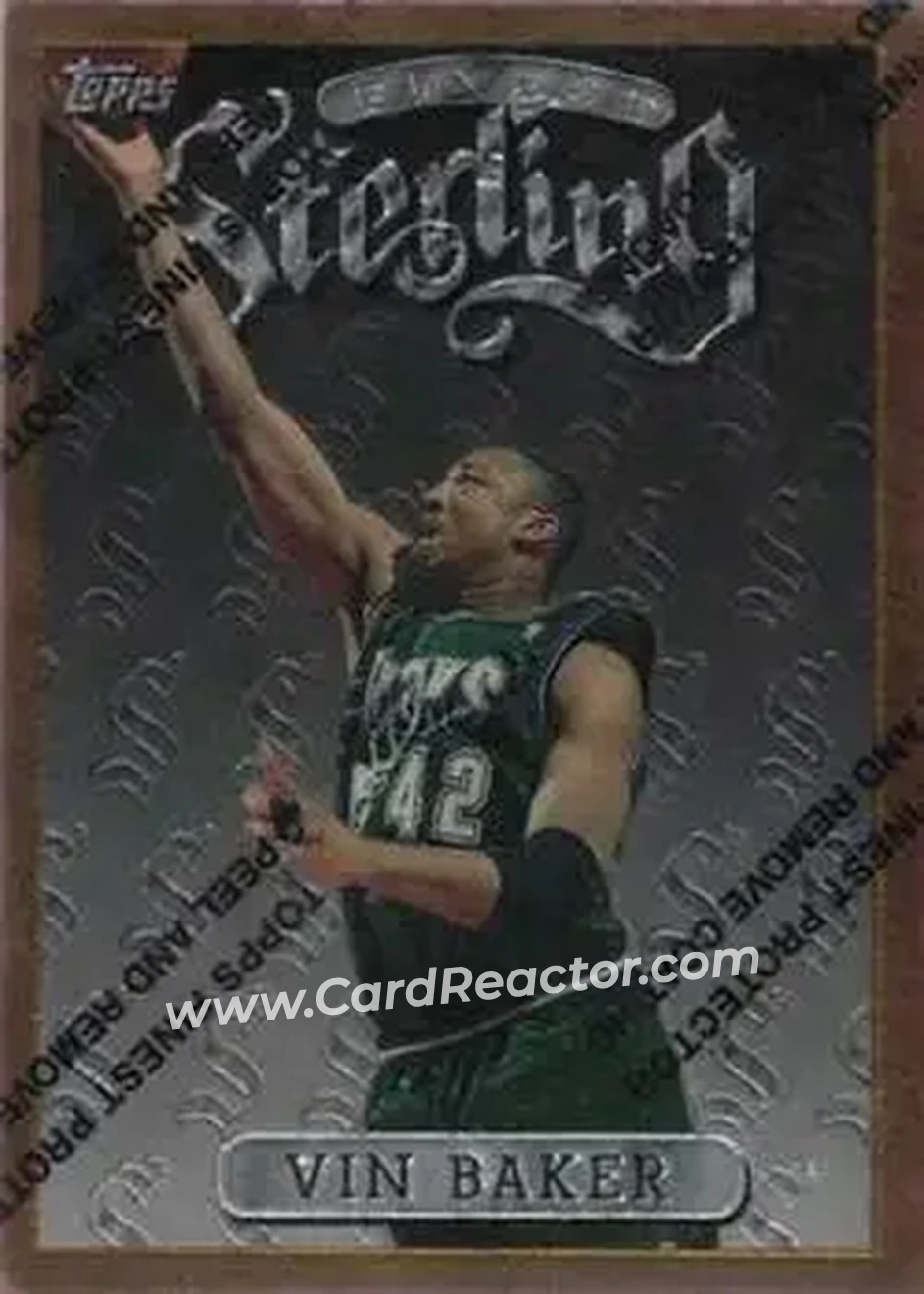 Front of Vin Baker