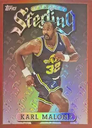 1996-97 Finest #52 Refractors Karl Malone