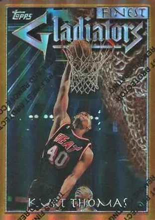 1996-97 Finest #55 Refractors Kurt Thomas