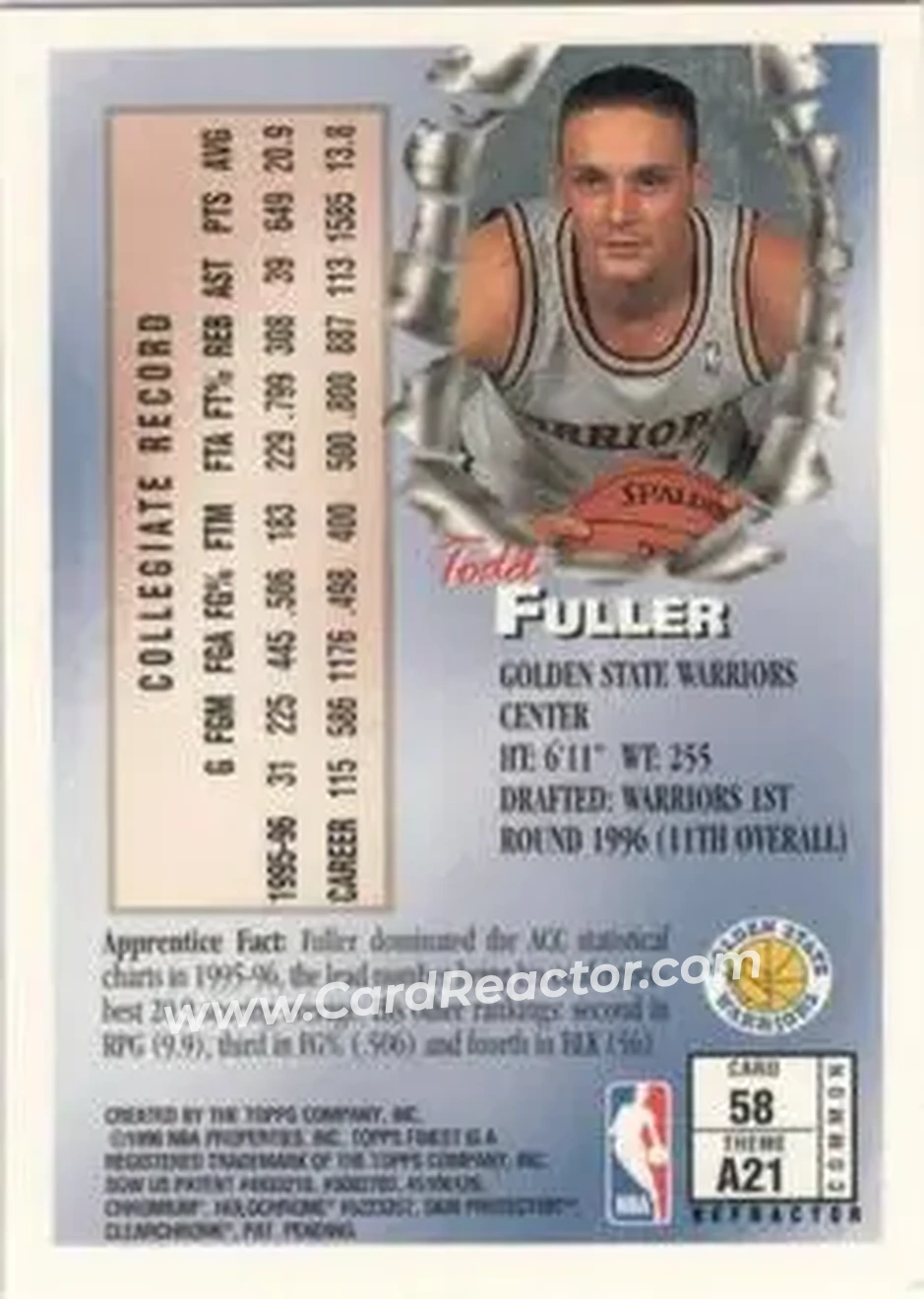 Back of Todd Fuller