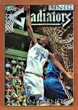 1996-97 Finest #66 Refractors Kevin Garnett