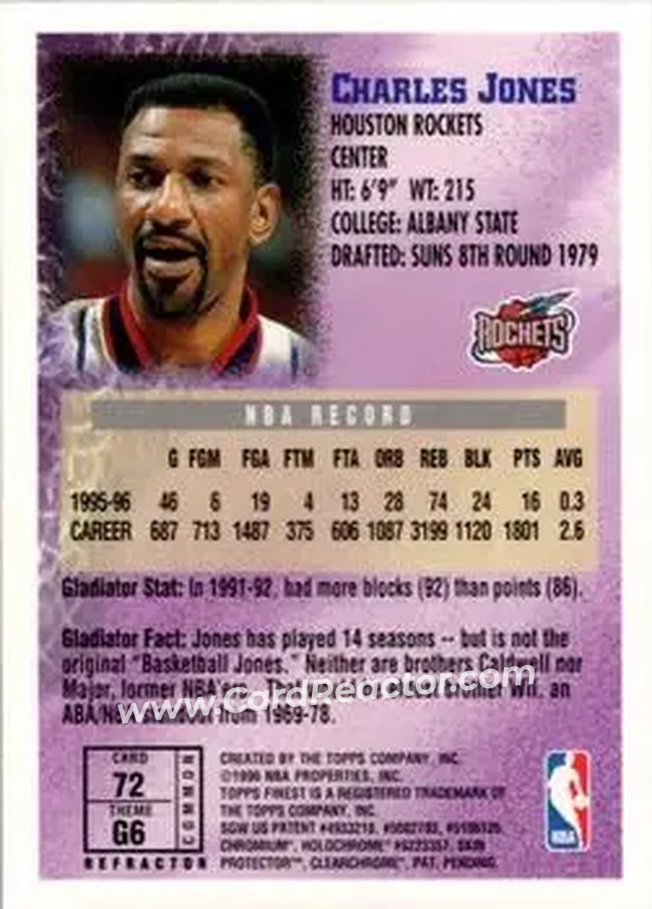 Back of Charles Jones
