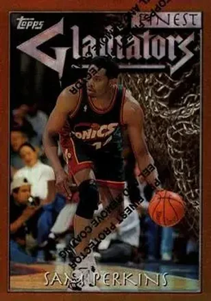 1996-97 Finest #76 Refractors Sam Perkins