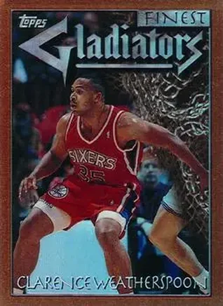 1996-97 Finest #89 Refractors Clarence Weatherspoon