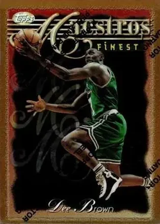 1996-97 Finest #96 Refractors Dee Brown