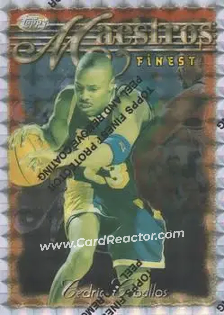 Front of Cedric Ceballos