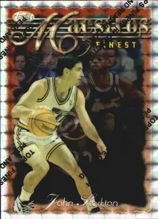 1996-97 Finest #110 Refractors John Stockton