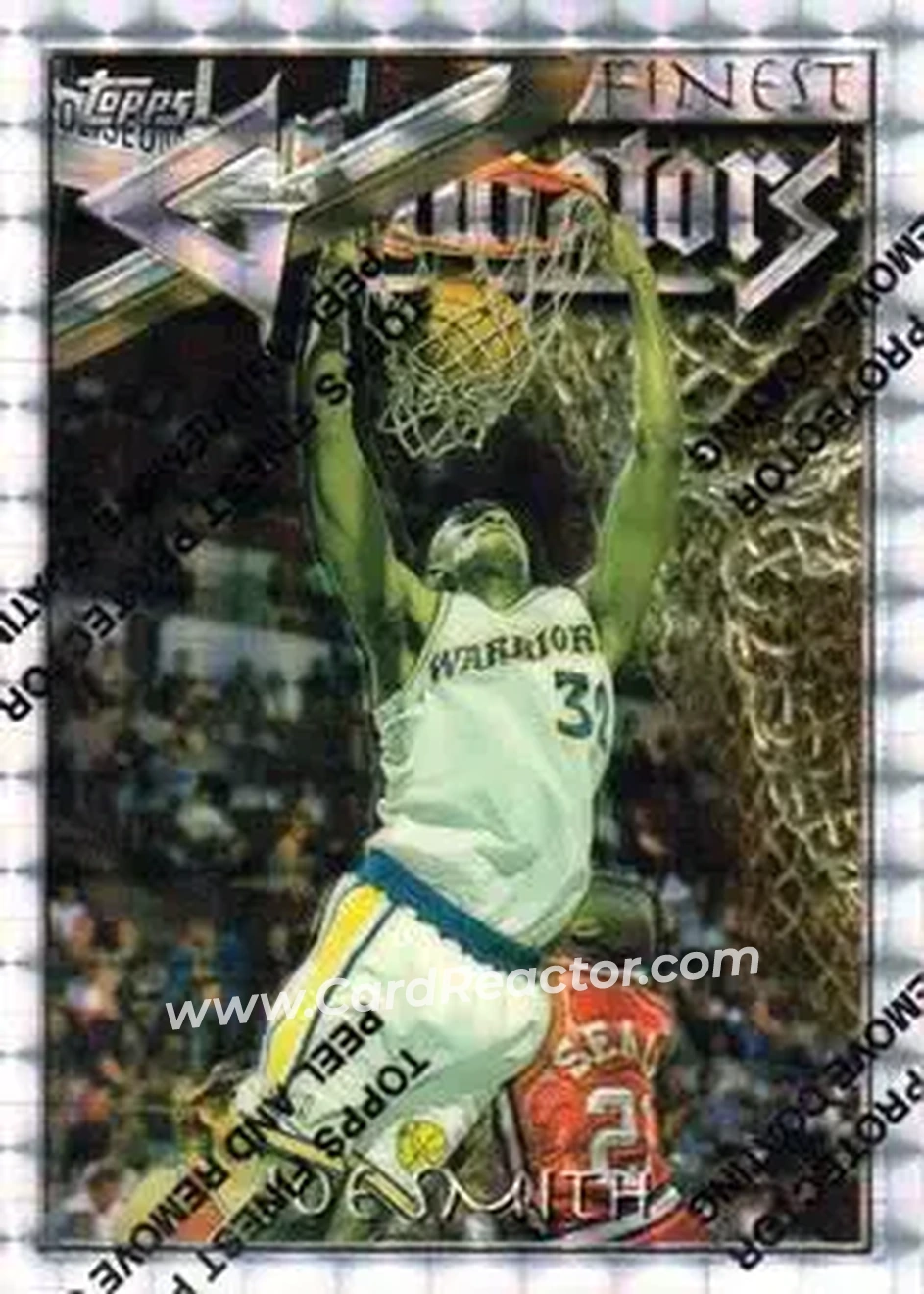 1996-97 Finest - Refractors #115 - Joe Smith - Golden State Warriors