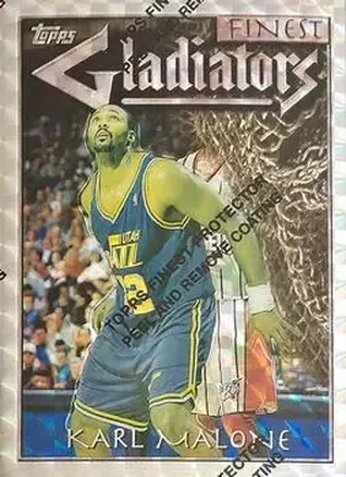 1996-97 Finest #116 Refractors Karl Malone