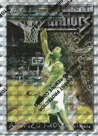 1996-97 Finest #118 Refractors Alonzo Mourning