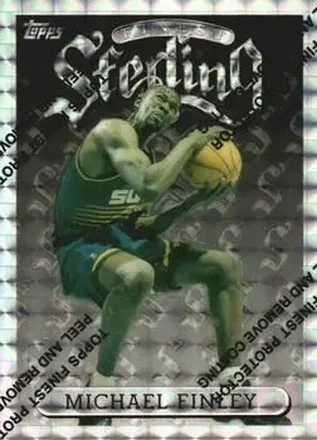 1996-97 Finest #122 Refractors Michael Finley