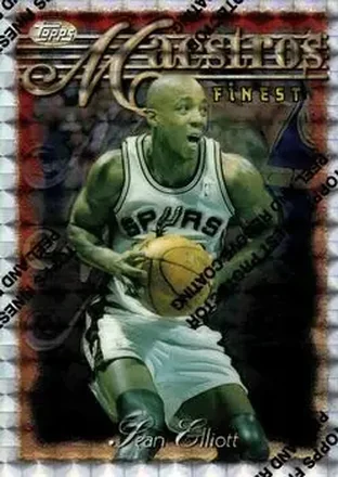 1996-97 Finest #123 Refractors Sean Elliott