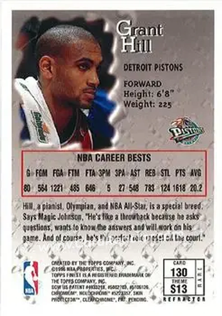 Back of Grant Hill
