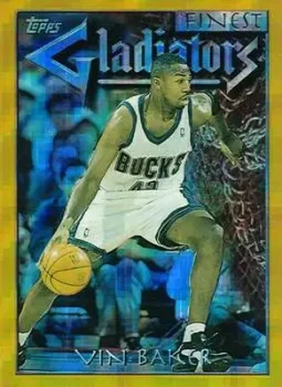1996-97 Finest #143 Refractors Vin Baker
