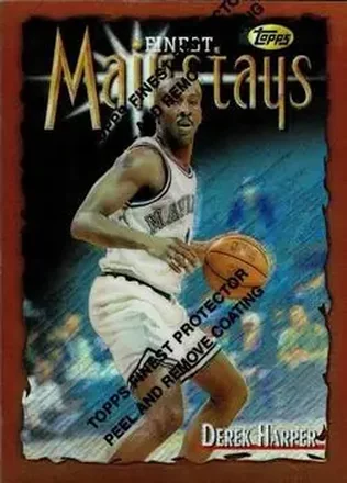 1996-97 Finest - Refractors #148 - Derek Harper - Dallas Mavericks