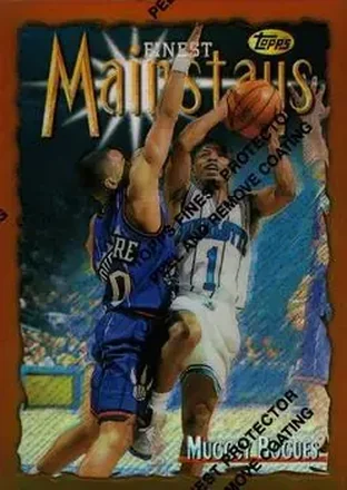 1996-97 Finest #154 Refractors Muggsy Bogues