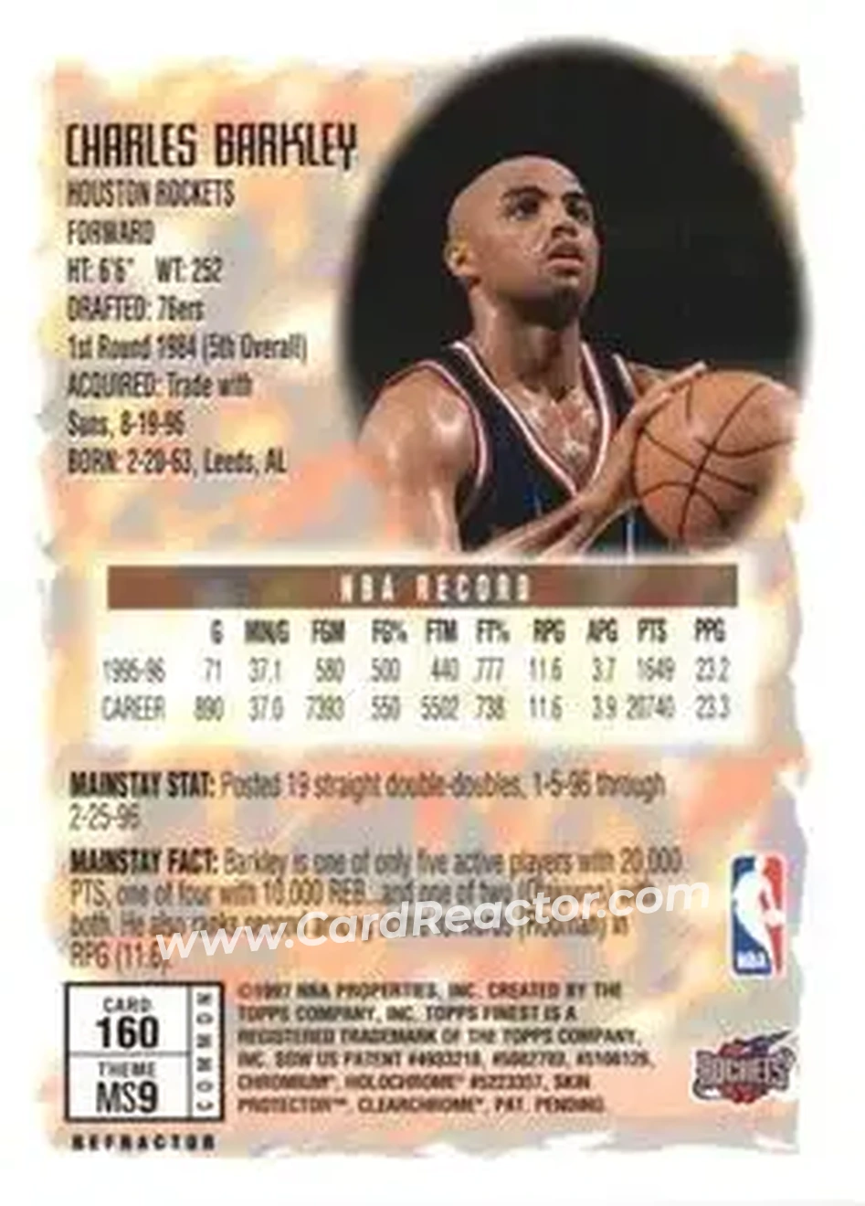 Back of Charles Barkley
