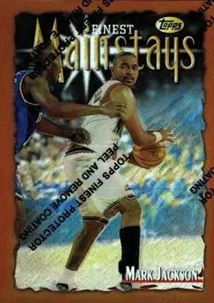 1996-97 Finest #165 Refractors Mark Jackson