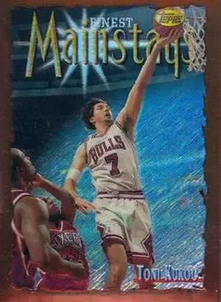 1996-97 Finest #168 Refractors Toni Kukoc