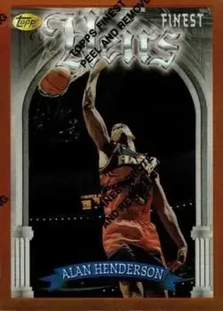 1996-97 Finest #169 Refractors Alan Henderson