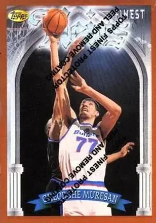 1996-97 Finest #175 Refractors Gheorghe Mureșan