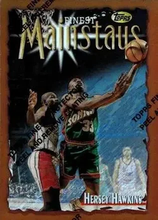 1996-97 Finest #181 Refractors Hersey Hawkins