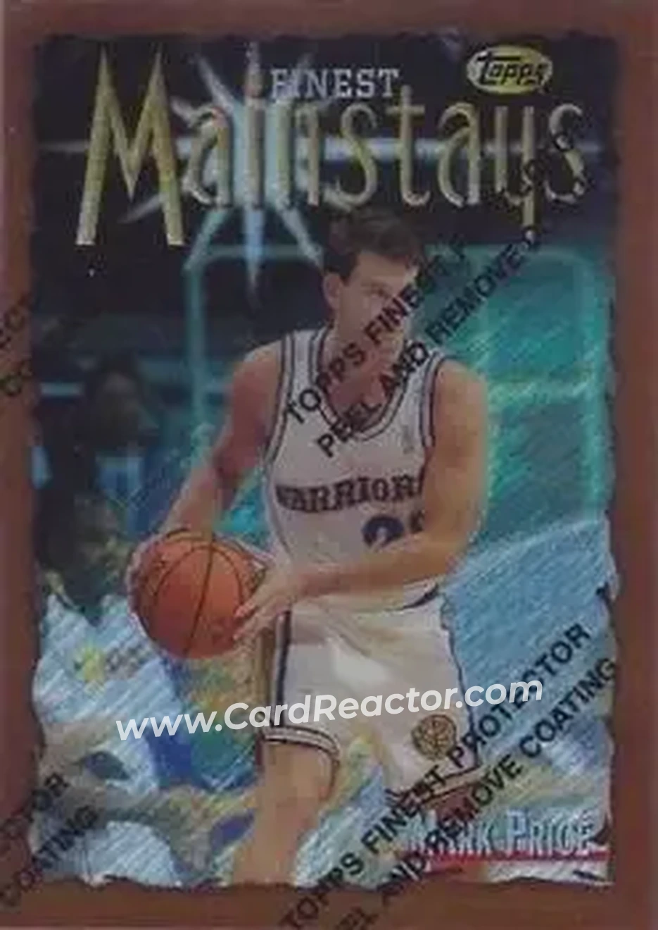1996-97 Finest - Refractors #188 - Mark Price - Golden State Warriors 1996-97 Finest - Refractors #188 - Mark Price - Golden State Warriors