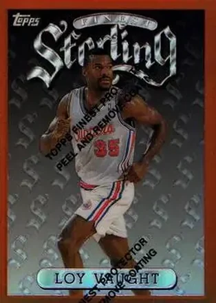 1996-97 Finest #195 Refractors Loy Vaught