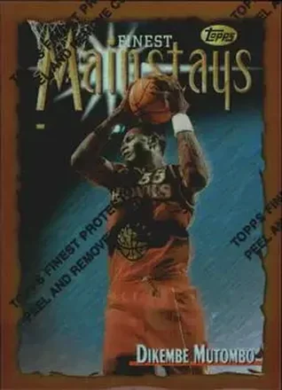 1996-97 Finest #196 Refractors Dikembe Mutombo