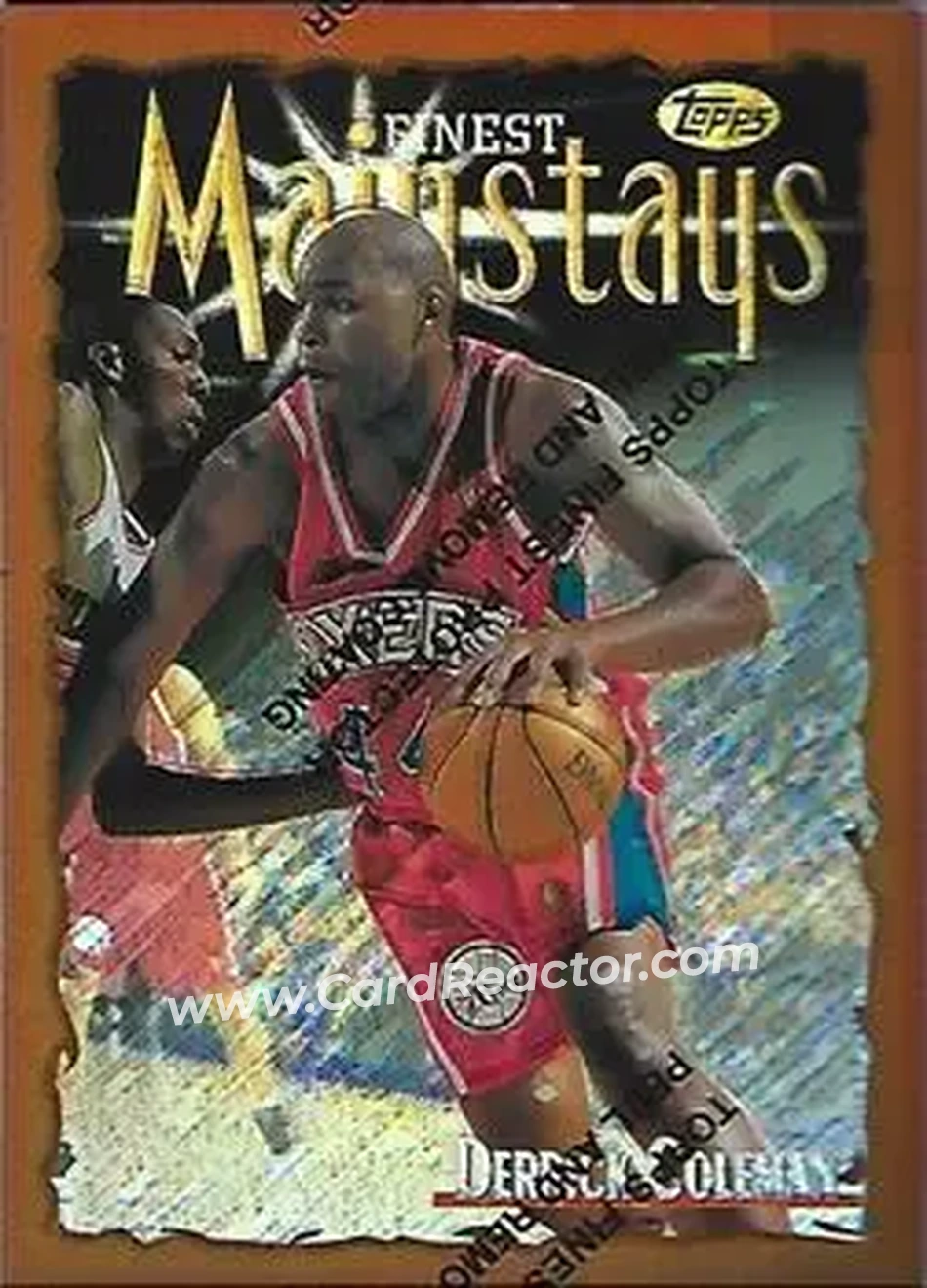 Front of Derrick Coleman