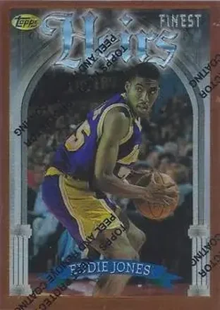 1996-97 Finest #220 Refractors Eddie Jones