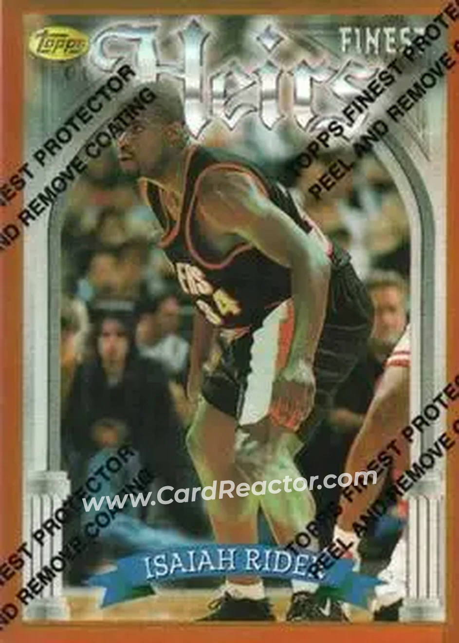 1996-97 Finest - Refractors #222 - Isaiah Rider - Portland Trail Blazers