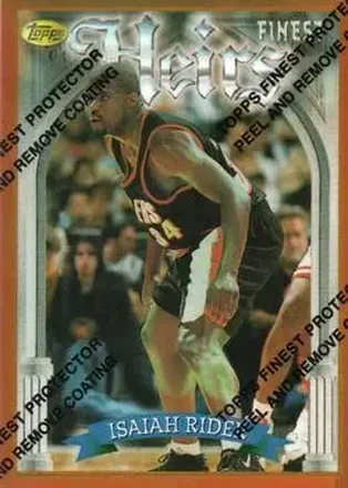 1996-97 Finest - Refractors #222 - Isaiah Rider - Portland Trail Blazers