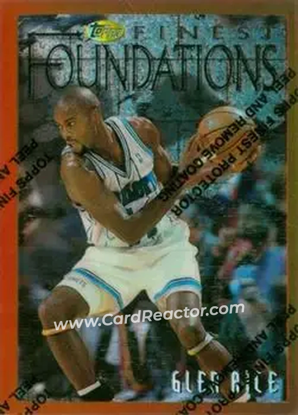 1996-97 Finest - Refractors #238 - Glen Rice - Charlotte Hornets 1996-97 Finest - Refractors #238 - Glen Rice - Charlotte Hornets
