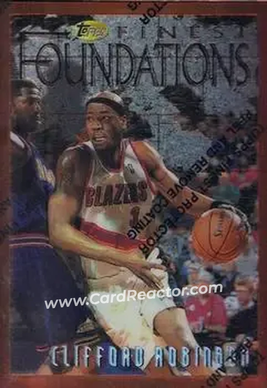 1996-97 Finest - Refractors #242 - Clifford Robinson - Portland Trail Blazers