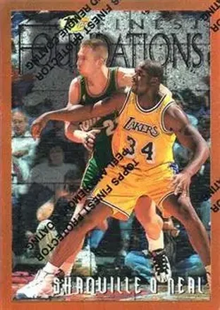 1996-97 Finest - Refractors #243 - Shaquille O'Neal - Los Angeles Lakers