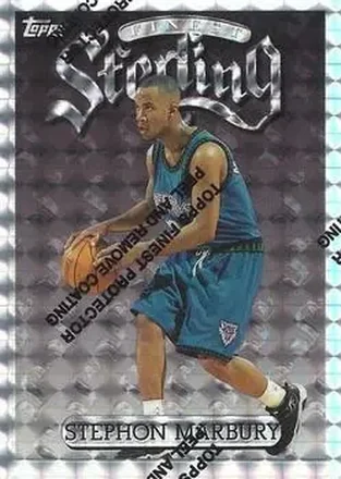 1996-97 Finest - Refractors #253 - Stephon Marbury - Minnesota Timberwolves