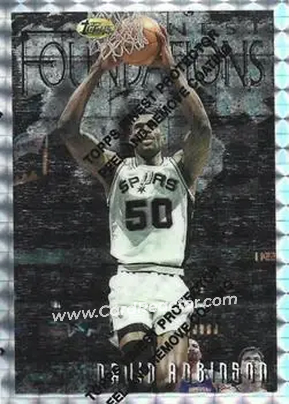 Front of David Robinson